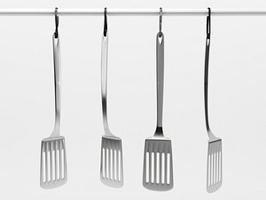 kitchen spatula 1 3d c4d
