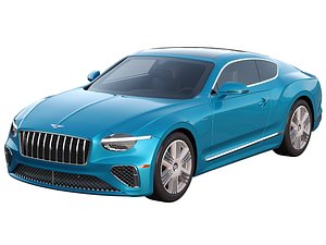 Bentley Continental GT Azure max 3D model