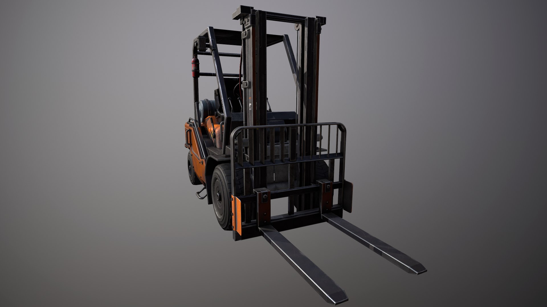 Forklift truck 3D model - TurboSquid 1741294