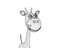 Bande dessinée girafe