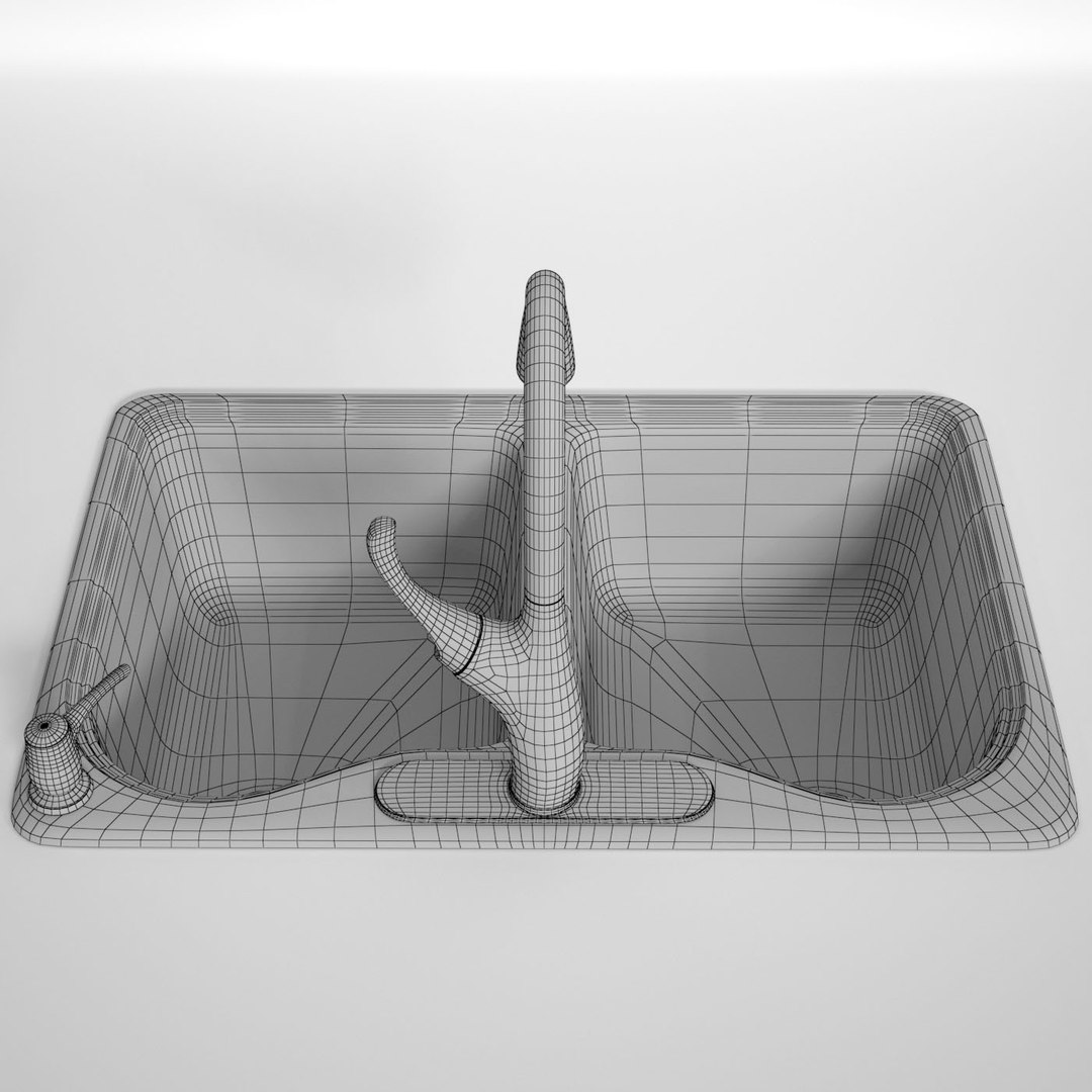 3d Ma Kitchen Faucet Sink Kohler