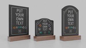 Minimalist Standard Stand Signs