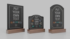 Minimalist Standard Stand Signs