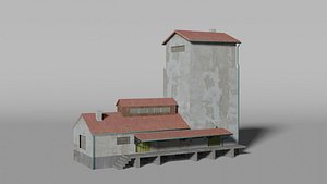 factory buildings 3ds