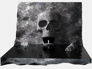 Skull Cave 3D model