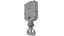 3D Crane Hook Block - Low-poly 3D model
