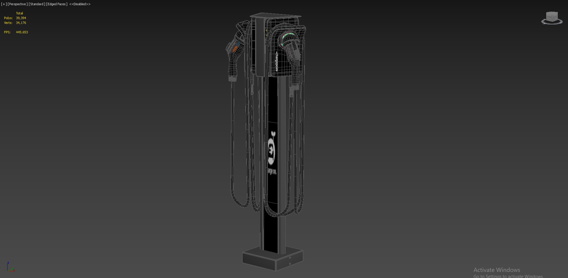 Electric Vehicle Chargepoint Part 02 Model - TurboSquid 1741426