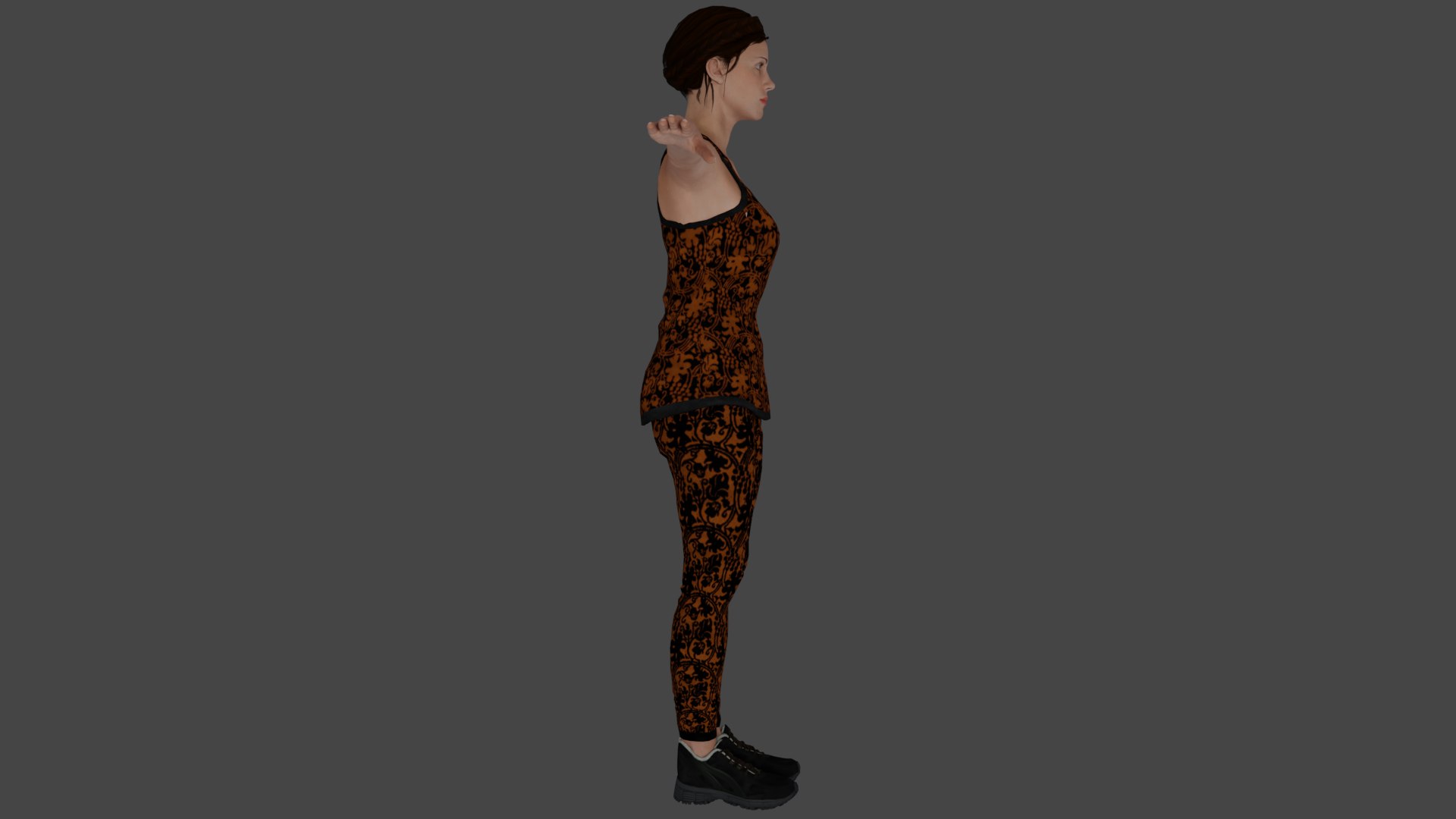 Rigged Female Character 29 3D model - TurboSquid 1820058