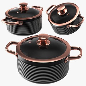 Tower Cooking Pot with Lid Set