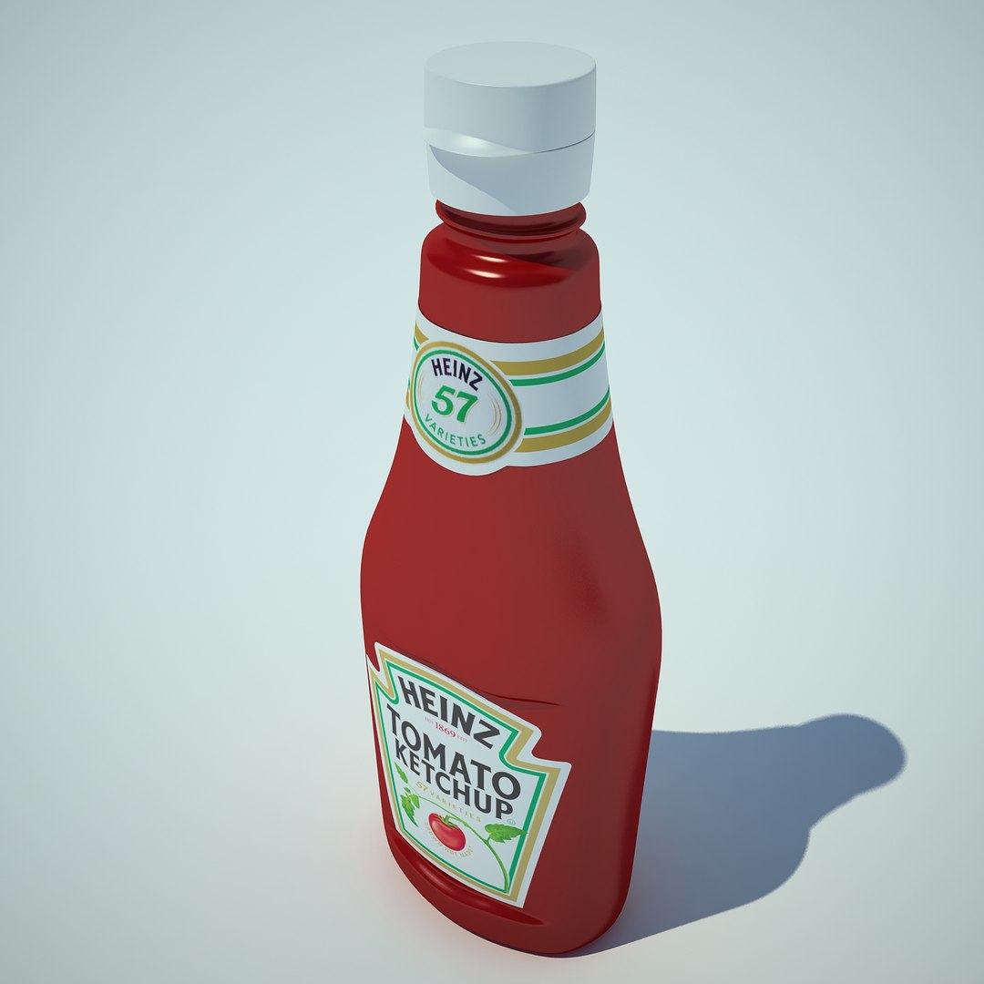 Ketchup Bottle 3d Max