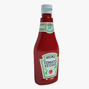 ketchup bottle 3d max