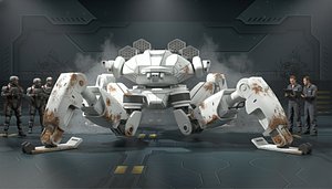 Mecha01 - Arachne MK IV 3D model