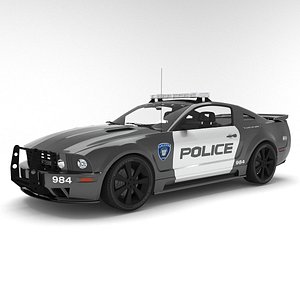 3D model police saleen s 281