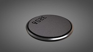 Flat button coin cell battery