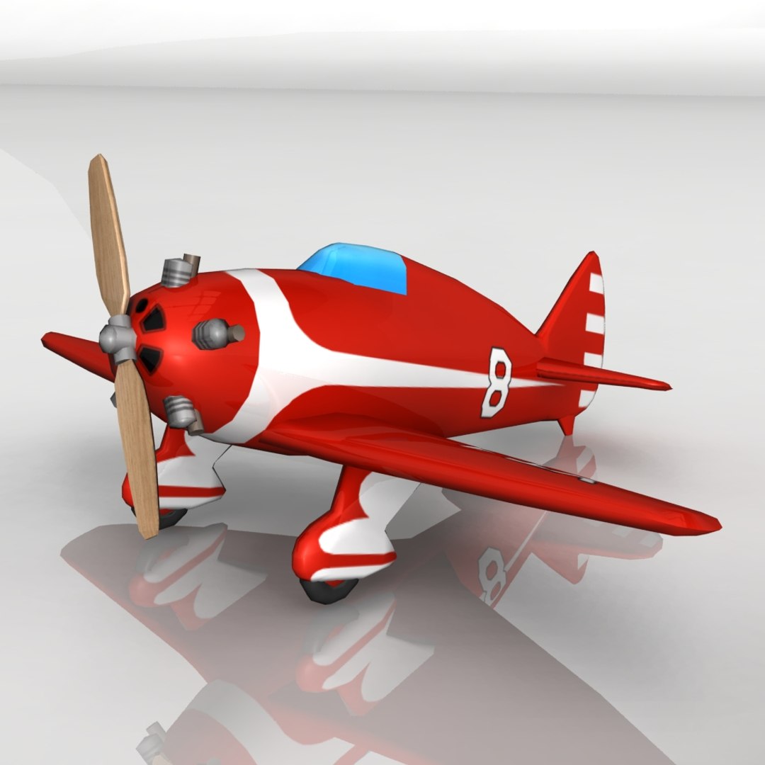 Small Toy Plane 3D Model TurboSquid 1205078