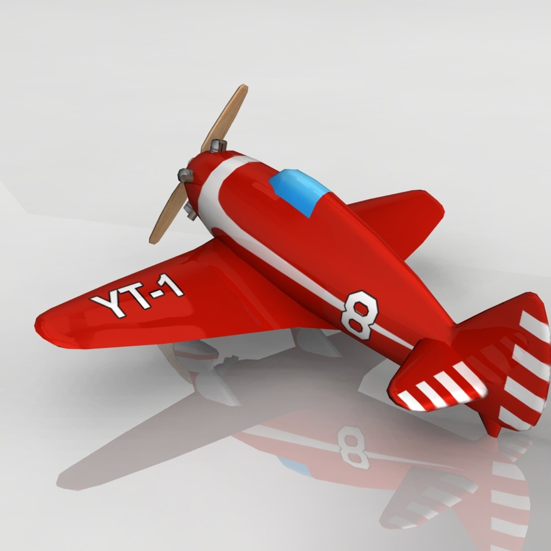 Small Toy Plane 3D Model TurboSquid 1205078