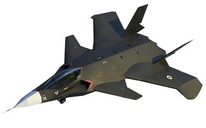 F-313 Qaher iranian stealth fighter 3D