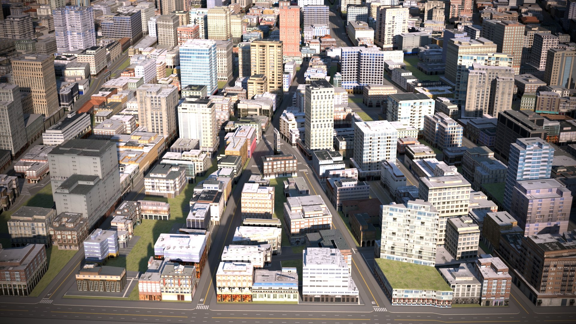 City Cityscape 3D Model - TurboSquid 1675572