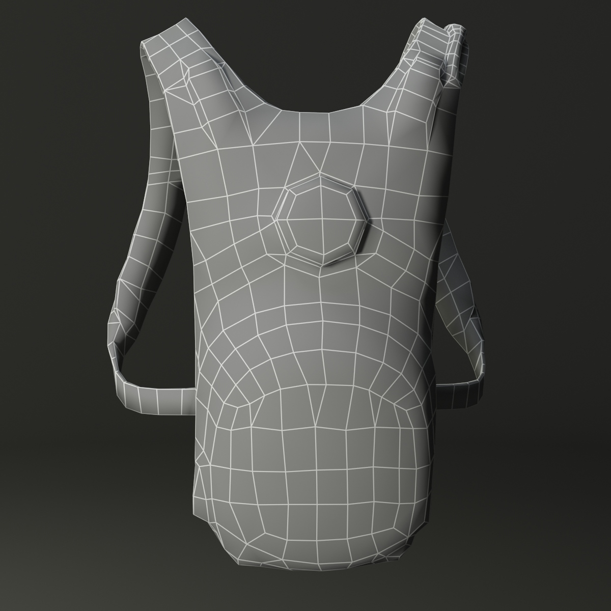 3d backpack drinking