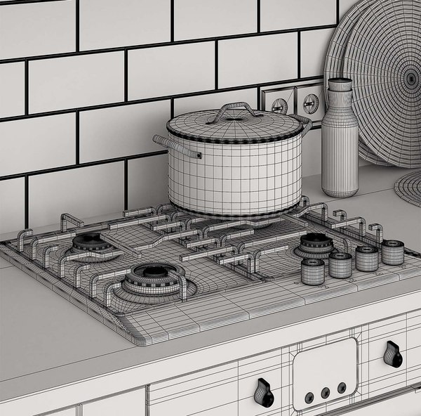 3D Kitchen Ikea Metod Hittarp - TurboSquid 1360865