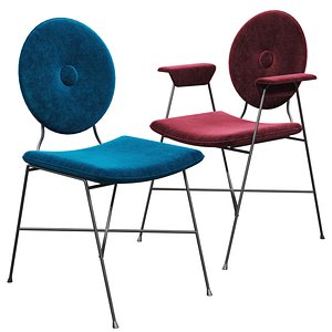 chair bontempi penelope 3D model