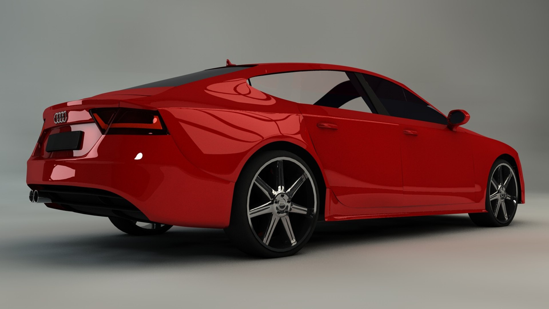 3d Model Audi Rs7 Car