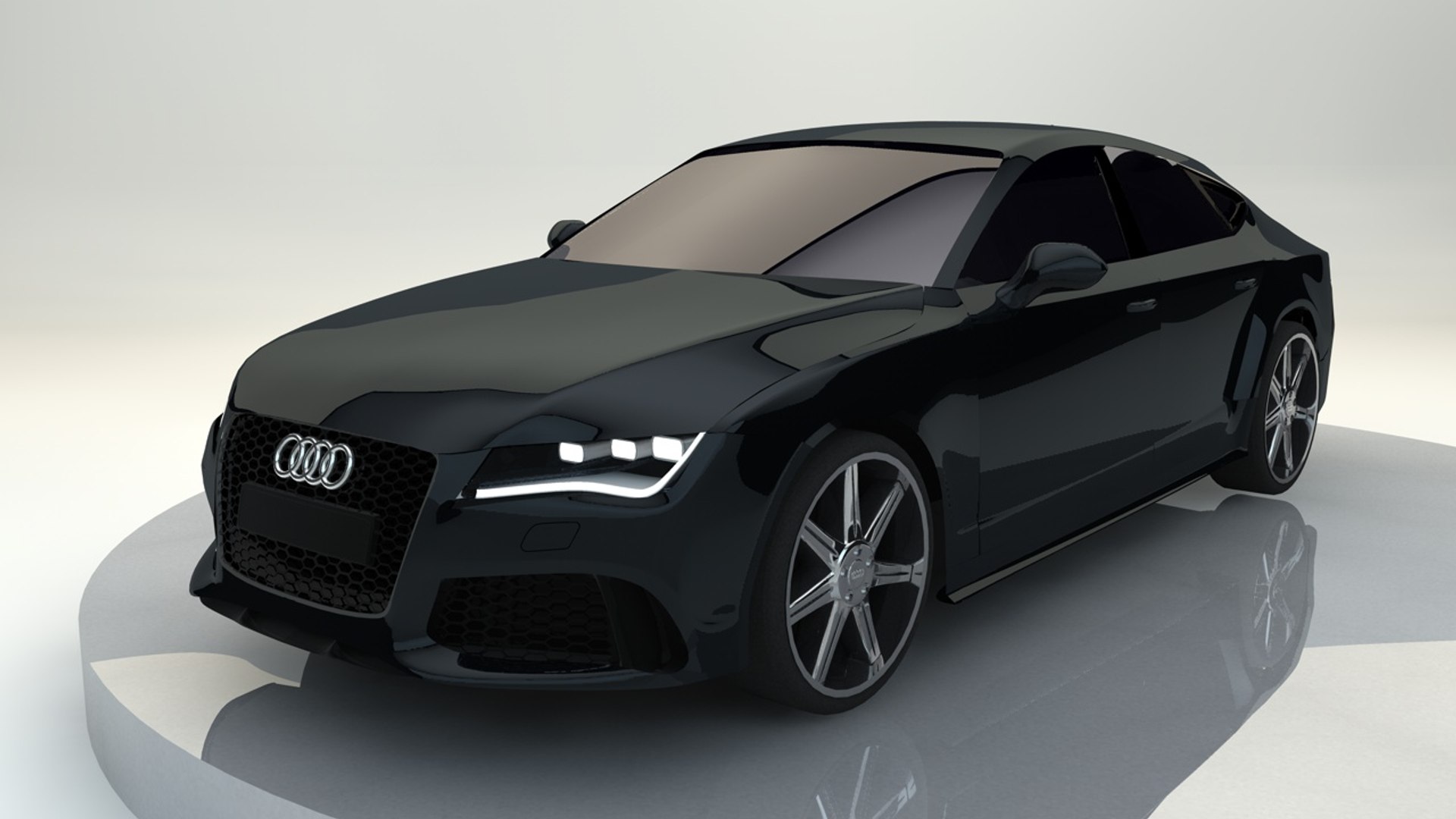 3d Model Audi Rs7 Car