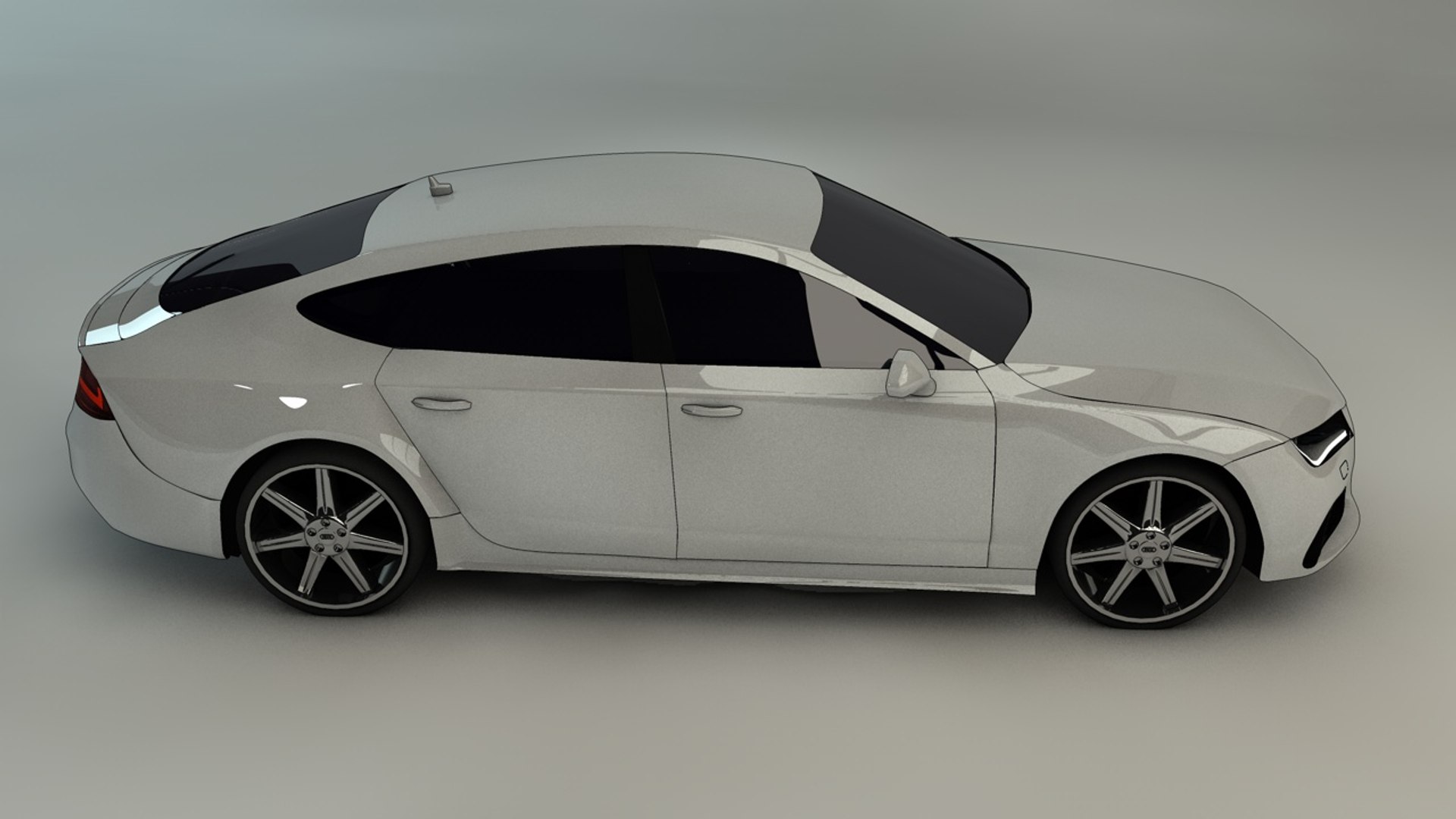 3d Model Audi Rs7 Car