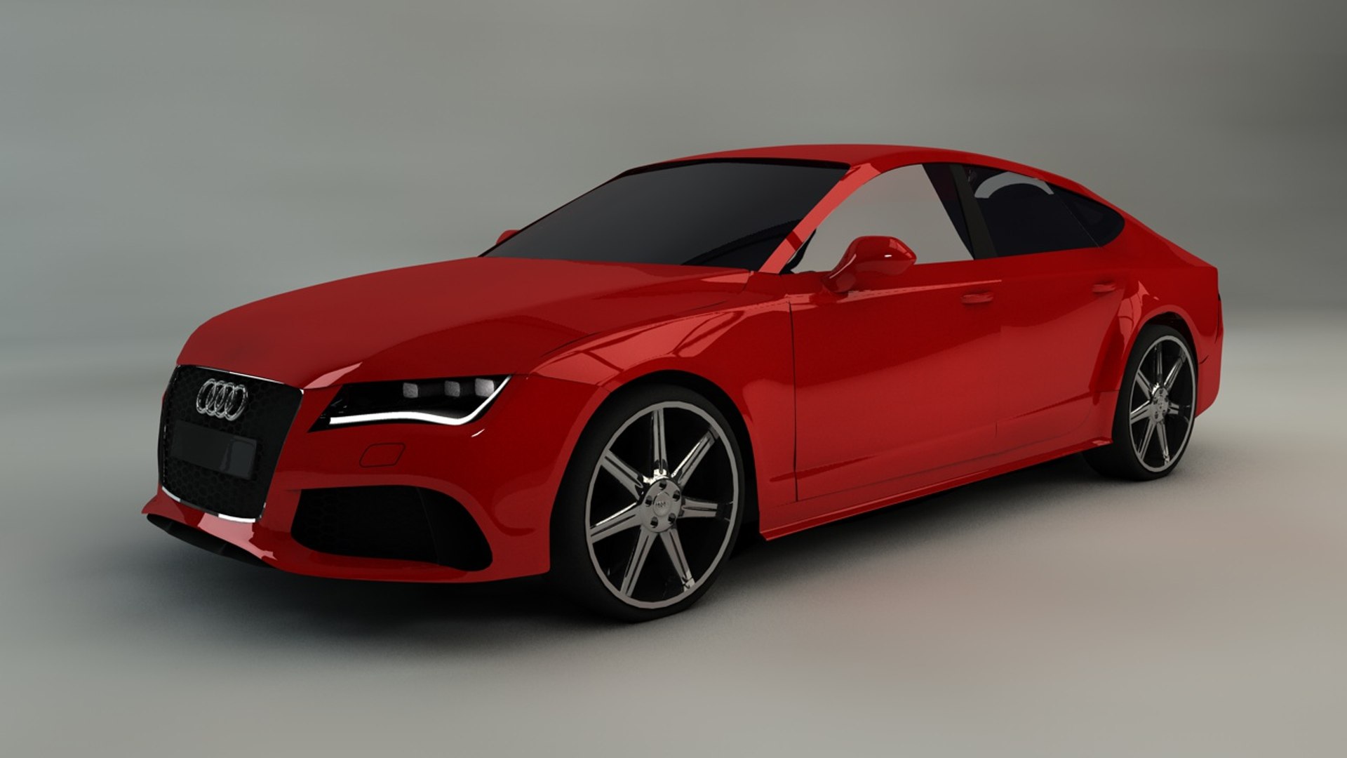 3d Model Audi Rs7 Car