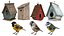 Collection d'oiseaux et de nichoirs 7 en 1