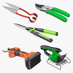 3D model Garden Shears Collection 3