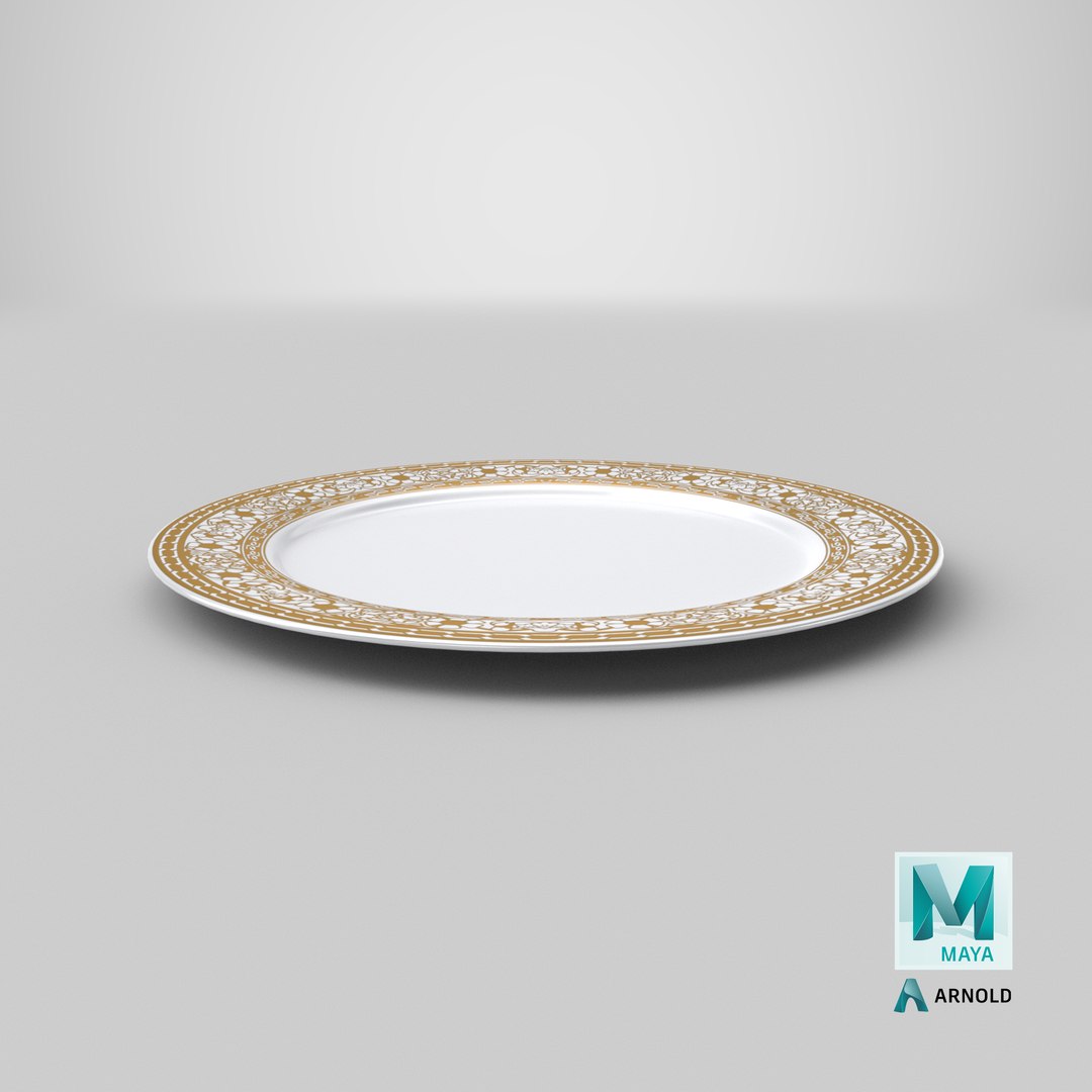 3D dinner plate model - TurboSquid 1382563