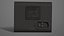 TV antiga realista - PBR Low Poly Modelo 3D