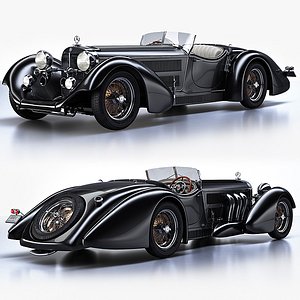 Mercedes-Benz SS Roadster 1930 Erdmann&Rossi retro legend sport cabriolet