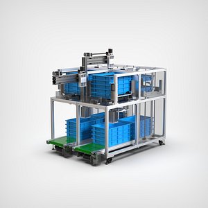 Automatic  Motor Rotor Feeding Machine 3D model