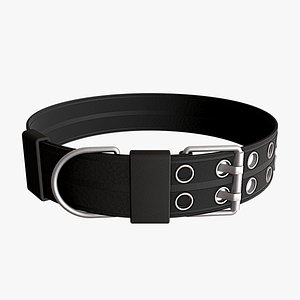 3D Black Collar