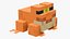 Modello 3D di rana di Minecraft, pronto per il gioco, in 4K PBR
