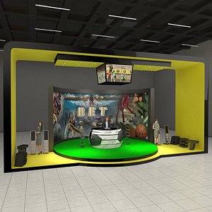 betting exhibition stand 3D