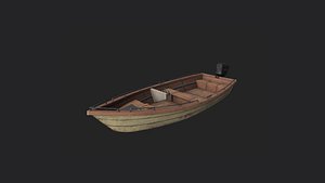 PowerBoat 3D Model 001 3D