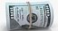 New 100 Dollar Bills 3D Models Collection
