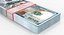 New 100 Dollar Bills 3D Models Collection
