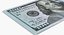 New 100 Dollar Bills 3D Models Collection