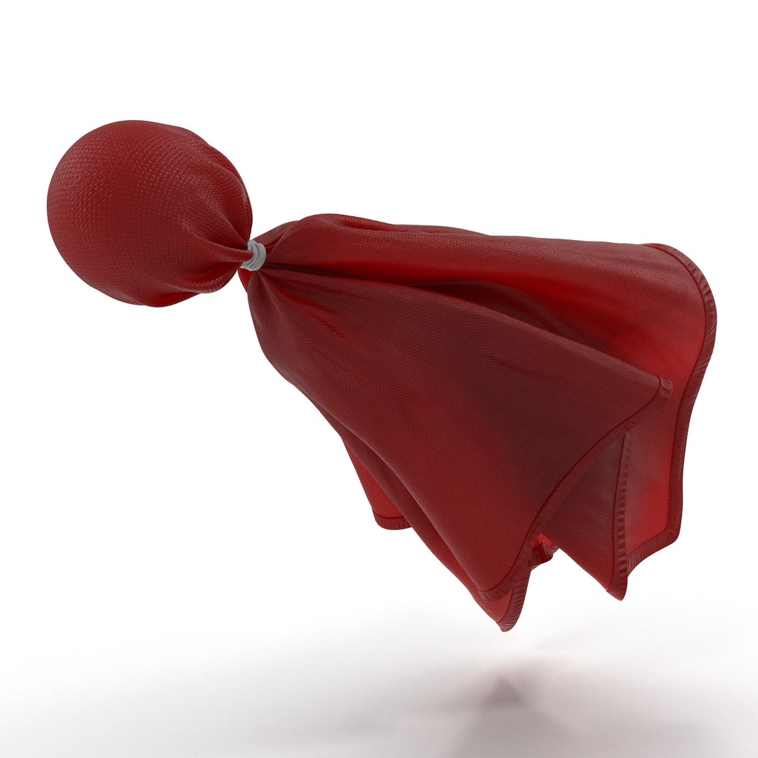Football Penalty Flag Red 4 3D Model 3D model preview