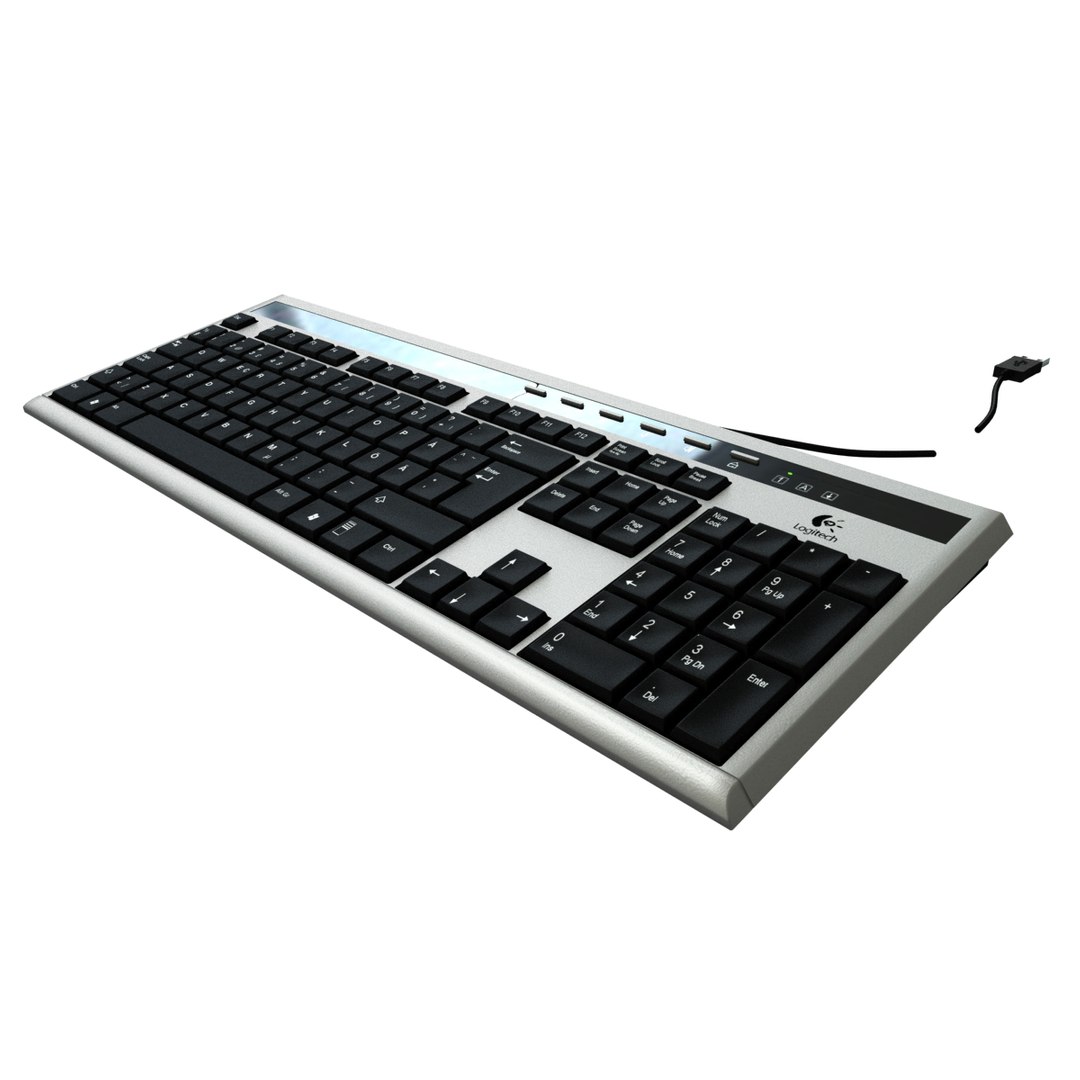Sophie pas fordel 3d model logitech ultrax keyboard