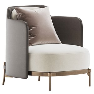 3D Minotti Tape armchair