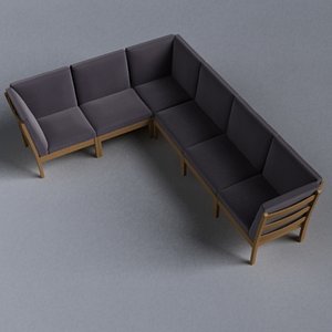 chair hans j 3d model