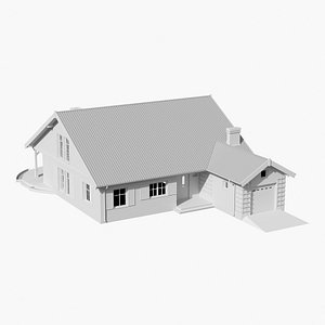 3ds single house garage