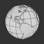 3d model blue earth