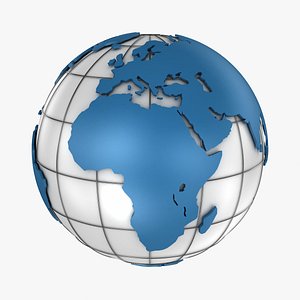 3d model blue earth