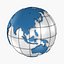 3d model blue earth